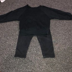 Hanes crewneck and legging set